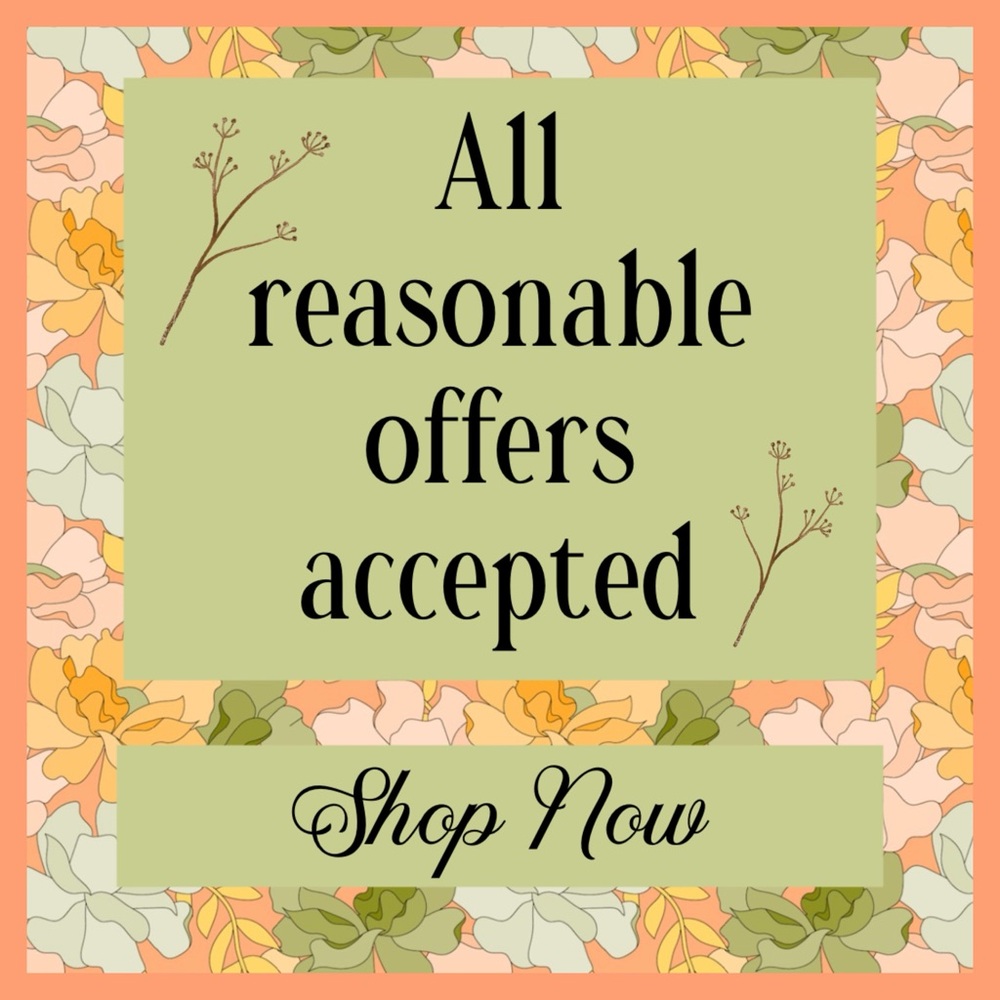 Thank you for shopping by my closet! I appreciate you stopping by.